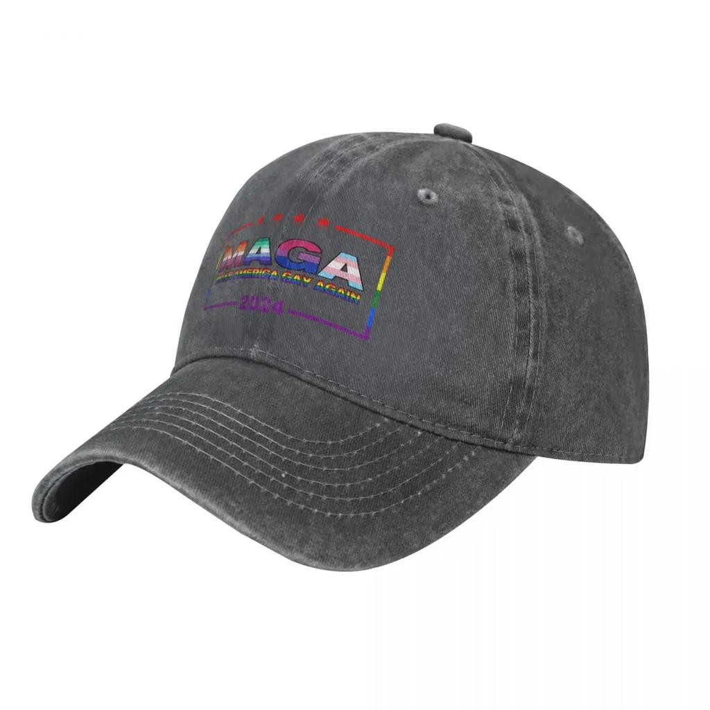 Make America Gay Again Parody Pride Apparel Baseball Cap Rugby Fun Hats Luxury Cap Golf Hat Unisex Unisexs Tennis Womens