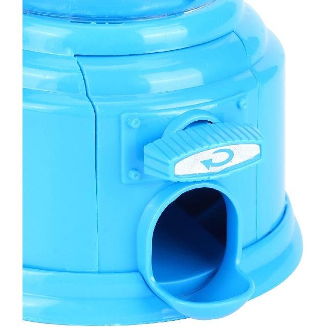 Plastic Mini Gumballs Dispenser, Portable Children Candy Machine Mini Money Deposit Box Kids Kindergarten Gift(blue)