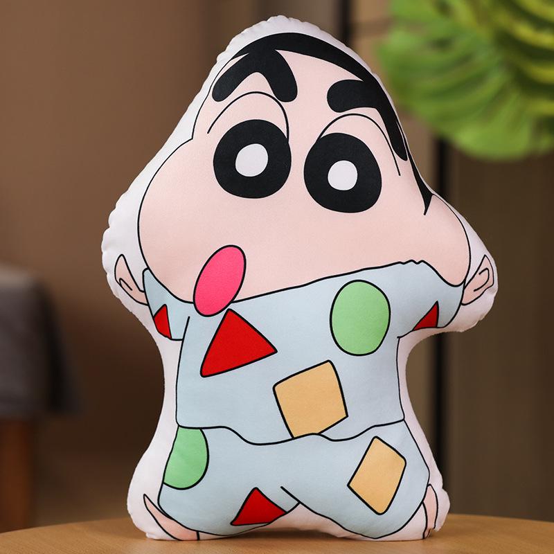 

Милая плюшевая подушка с двухсторонним принтом Crayon Shin-chan и мультяшная кукла-подушка для кроватей в общежитии. Small 45cm
