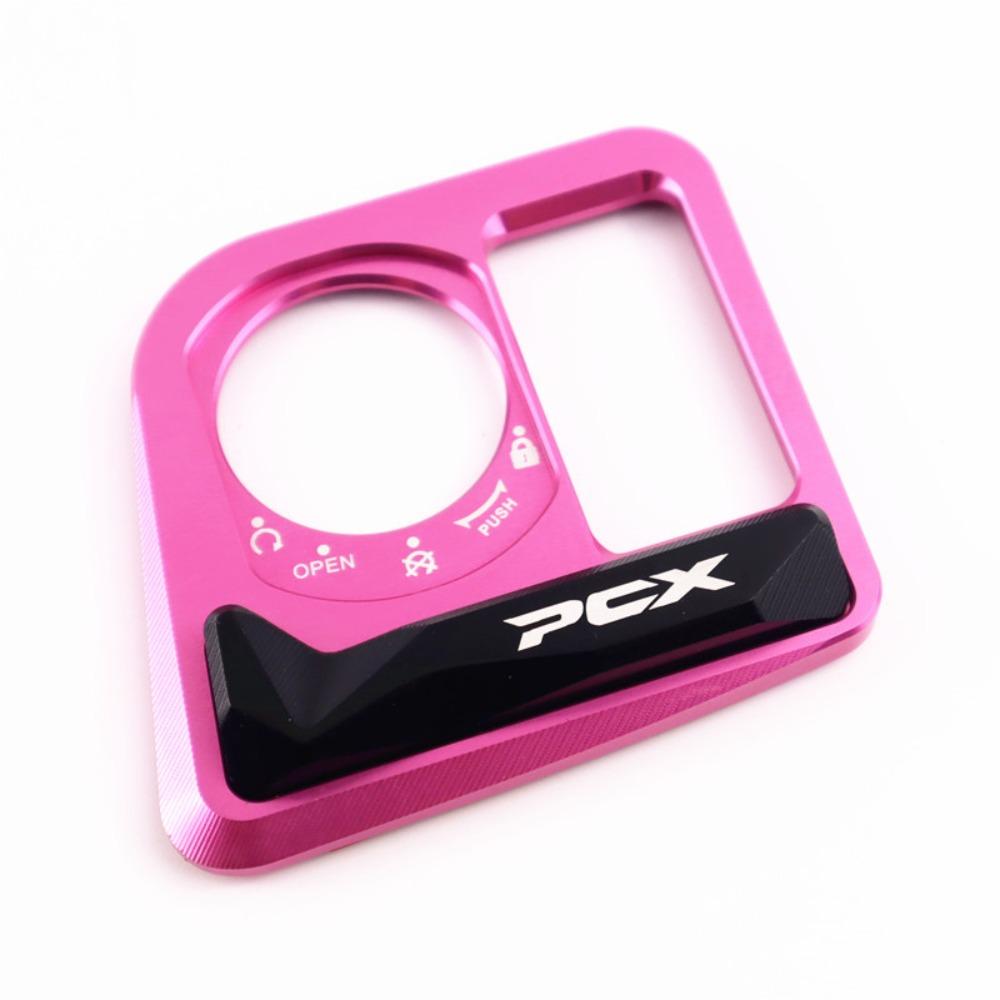 Aluminum Zinc Zinc Alloy Ignition Switch Cover Electric Door Lock Button Cover  for Honda PCX125 PCX160