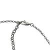 Gucci Interlocking Vintage Distressed Weave Double G Silver Pendant Necklace With Engraved Pattern 925 Silver Unisex necklace 455535-J8400-0811