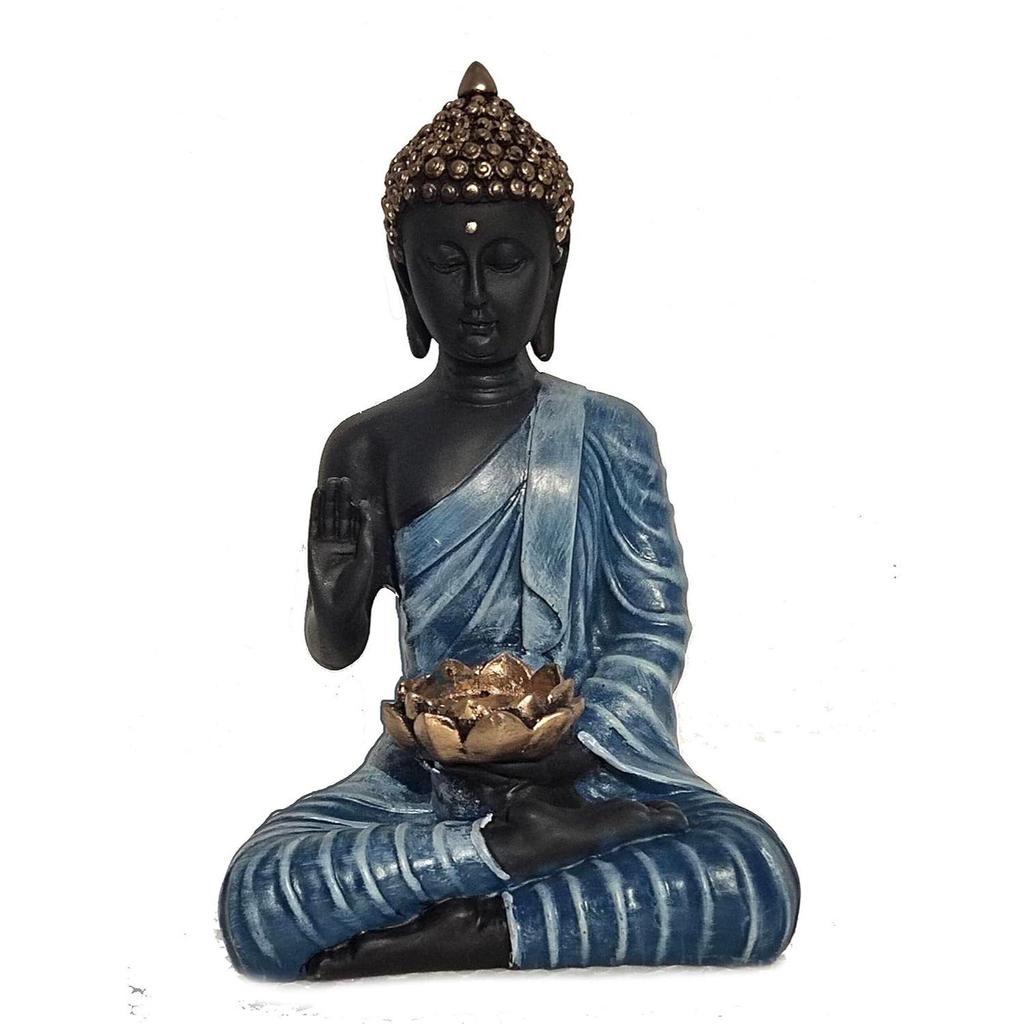 New Buddha Statue Showpiece Idol with tealight for Home Decor & Living Room Unique showpieces 1 pic