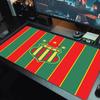 SAMPAIO CORREA-RJ Color Mouse Pad Large Gaming Table Cushion Non-slip Laptop Tablet Big Mousepad XXL Mat Mini PC Playmat With Lock edge