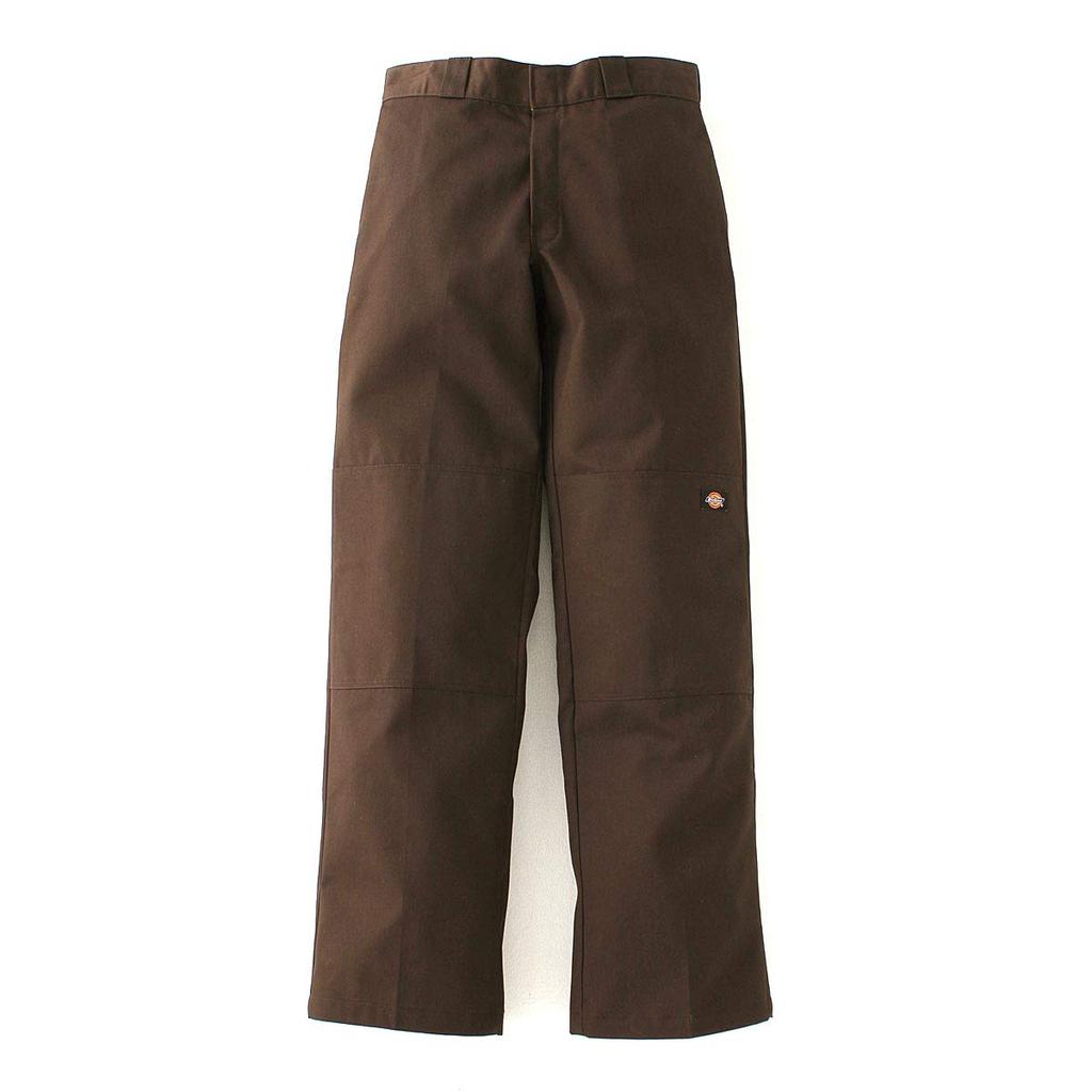 Dickies Work Pants Double Knee USA A Model Dark Brown W32xL32