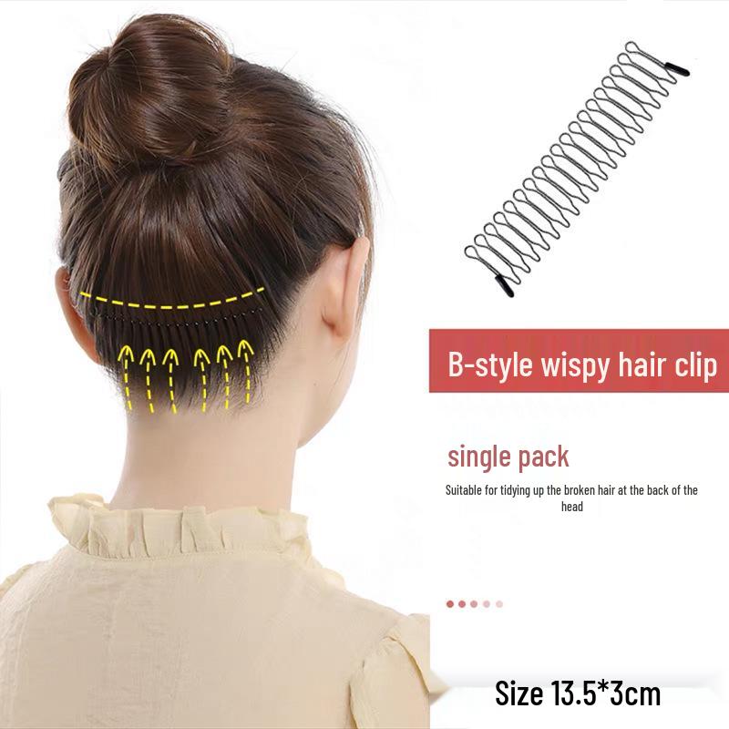 Stealth Hair Clip: Secure Hairstyle, Tame Flyaways, Kids' Organizer, Women's Bun Tool, Elegant Hairband Accessory