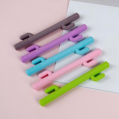 Tubo masticable para niños, masajeador de dientes para terapia del habla, herramientas de conversación para niños con autismo, entrenamiento de rehabilitación de músculos orales y sensoriales