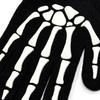 Children's gloves dispensing skull luminous gloves, festival performance warm fluorescent ghost claw knitted gloves