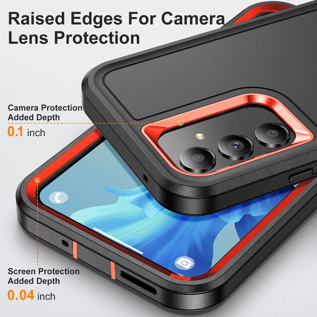 Robuste Panzerhülle für Samsung Galaxy S23 S24 Ultra S23FE S22 Plus A15 A54 A14 A53 A13 Stoßfeste Handyzubehörhüllen