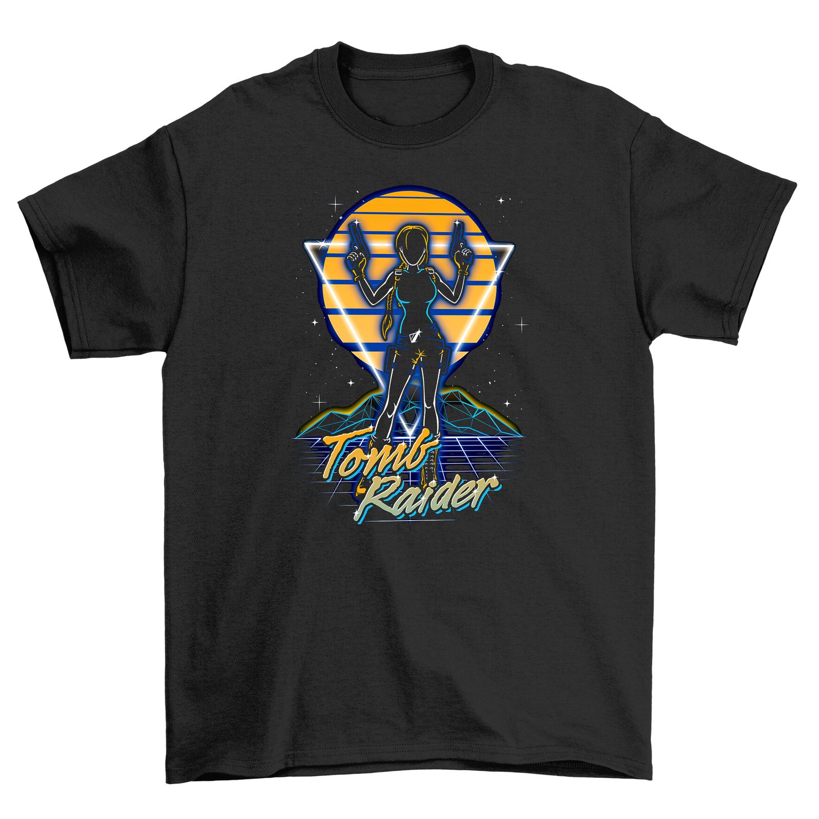 

Retro Raider Horse Riding T-Shirt Mens Womens Tees Top - Funny and Wild! Vintage design, Unisex Print S