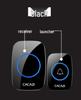 Waterproof Wireless Doorbell with Three Receivers and One Transmitter, Battery or DC Powered, No Plug-in Needed for Home Use.