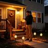 Resin  Figurine Solar Halloween Lights Cute Garden Stake Light  For Garden Courtyard Patio