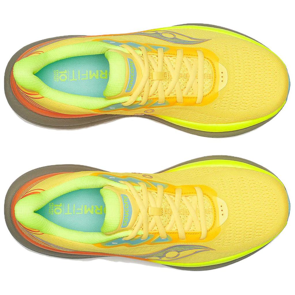 Saucony Triumph Victory 23 Breathable Running Shoes Men's Yellow Orange S21023-144
