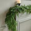 Christmas Artificial Pine Needle Dog Tail Rattan Wall Hanging Green Plant Decor For Home Shopping Diy Decorations Ornaments