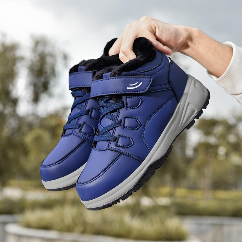 Cotton shoes, velvet and cotton, new winter warm elderly shoes, sports running and walking shoes, the same mother shoes for men and women