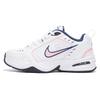Nike Air Monarch 4 Slip Resistant, Abrasion Resistant, Height Increasing Low top Chunky Sneakers Unisex Pink Blue White 415445-102(Team32-SBOX)