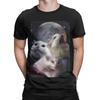Triple Thurston Moon Cats Funny Graphic 100 Cotton TShirt Meme Tees Tops For Unisex