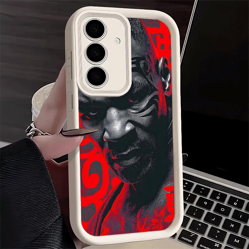 

Phone Case for Samsung Galaxy S26 S25 Ultra S24 FE Mike Tyson Boxer Man Shell S23 Plus S22 + S21 S20 5G Soft Silicone Funda Samsung S24 Ultra