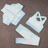 JYL Seamless Quick Dry Long Sleeve Pants Plus Size Yoga Set