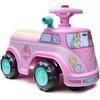 Rider - FALK - Retro Barbie Van - Opening Seat - Steering Wheel with Horn - Customizable Plate - From 12 Months