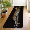 Leopard Print Runner Rug, Thickened Non-Slip Washable Floor Mat for Hallway Kitchen, Soft Bedside Entryway Carpet