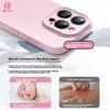 Official Version True LiquidIPhone 12 Case, Liquid Silicone Skin-Friendly Full Camera Protection, Ultra-Thin Shockproof Anti-Scratch Case, Pink