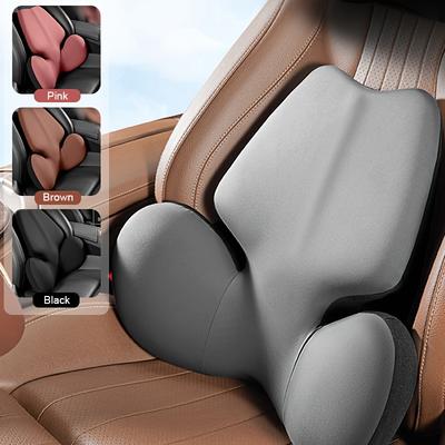 1ks Paměťová pěna Bederní opěrka zad do auta Bederní polštář pro řízení nebo kancelář, Automobilová sedadlová bederní opěrka pro delší a pohodlné sezení