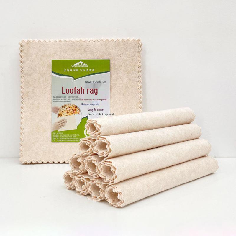 Loofah Oil-Absorbing Non-Stick Kitchen Dishcloth