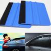 1x Plastic Hard Card Square Fabric Felt Squeegee Car Cleaning Tools Scraper Window Tint Tool Glue W