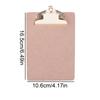 Golden Metal Clip Wood Clipboard 3 Sizes Notes Ticket Holder Wood Color Folder  Office School