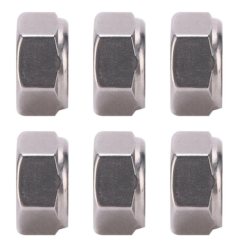 100pcs Premium Lock Nut Set Practical Stainless Steel Nut Versatile Metric Hex Nut For Bolts