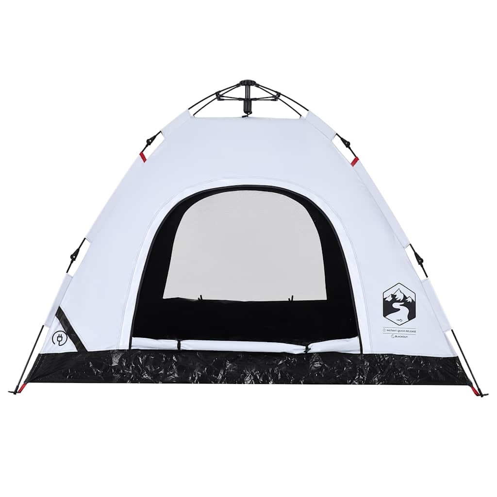 Vidaxl 3-Season Tent, White, Blackout, Quick Setup