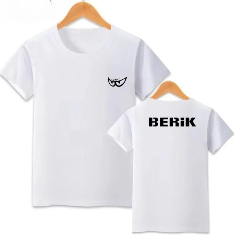 BERIK Completo da Ciclismo Occhio Grande, Abbigliamento da Moto, Tuta da Moto, T-shirt Estiva a Maniche Corte Eye Track da Uomo e Donna