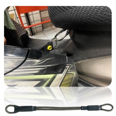 18cm uniwersalny kask motocyklowy Moto lina zabezpieczająca przed kradzieżą drut ze stali nierdzewnej akcesoria Motosikal