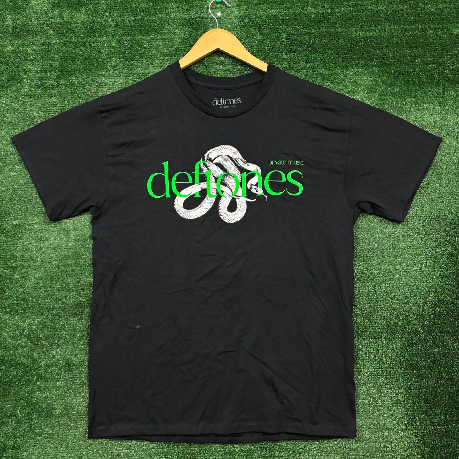 Deftones Private Music Nu Metal Band Size Large Unisex T-Shirt L