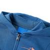 Sweatshirt à capuche fermeture éclair enfants bleu 92/104/116/128/140