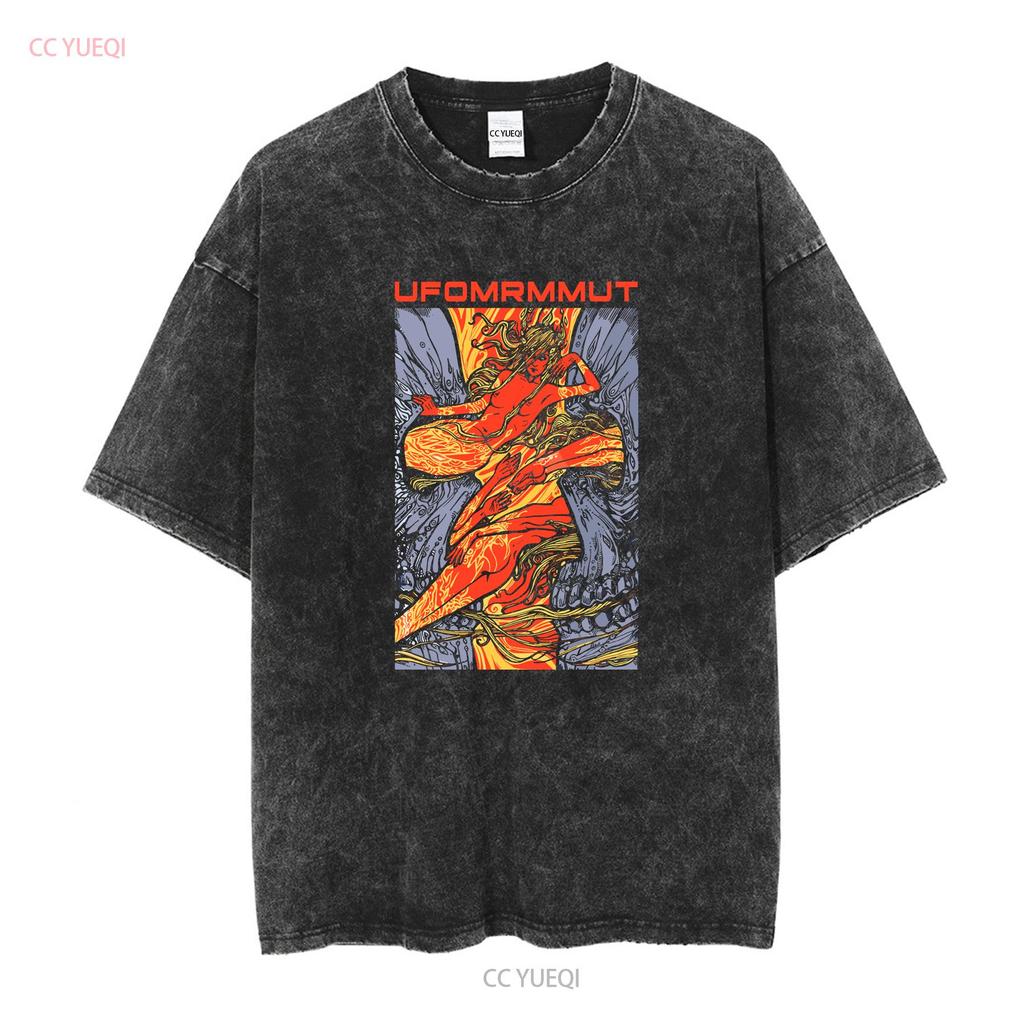 Ufomammut band T shirt retro VTG black All Sizes S 5Xl 1F665 vintage Washed Versatile Breathable streetwear