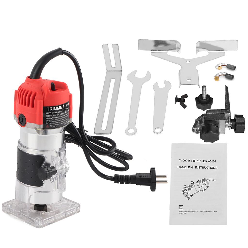 30000RMIN Electric Hand Trimmer Wood Laminator Router Tool Set
