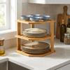 Large Capacity Spice Jars Storage Rack Simple Bread Display Rack Dish Drying Rack Pantry Storage