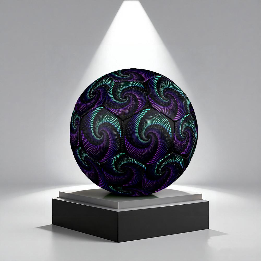 1 pz Pallone da Calcio Vortex Lights Misura 5 Professionale Partita Allenamento Calcio Sportivo Indoor & Outdoor Leggero Durevole c65103