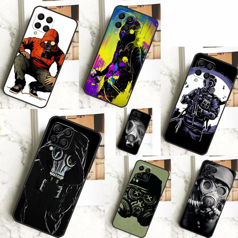 Gas Mask For Samsung Galaxy M32 M52 M12 M55 M15 M13 M23 M33 M53 M20 M21 M51 M34 M54 M30s M31s Case