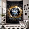 Custom Tapestry Wall Hanging, Brentford Football Personalized Name Text Home Wall Decor