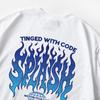 Seupeullaesikodeu White Short Sleeve T-Shirt - Motorcycle Club
