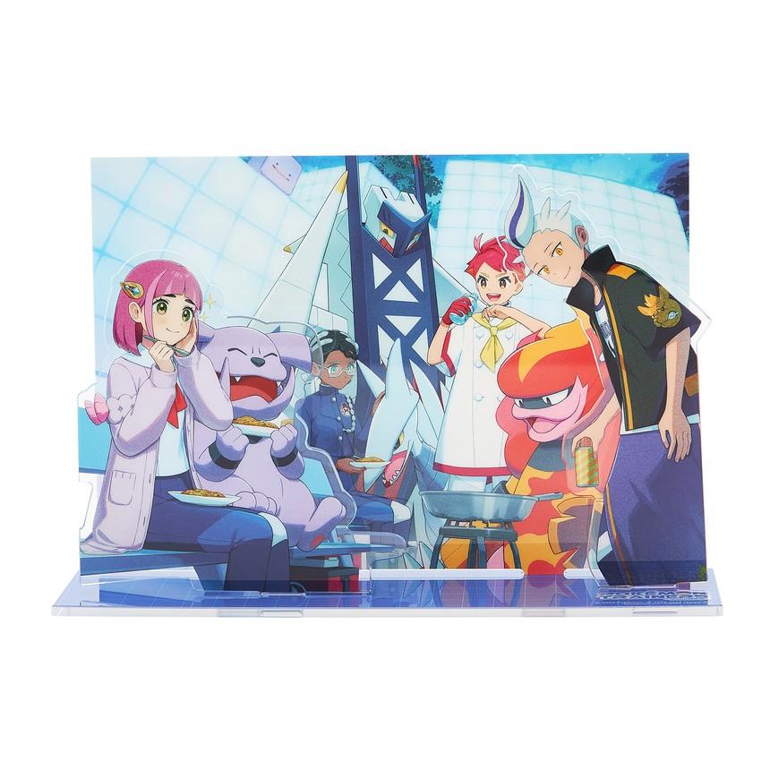 [Pokemon] Pokemon Center Diorama Acrylic Stand: POKEMON TRAINERS (Blueberry Academy)