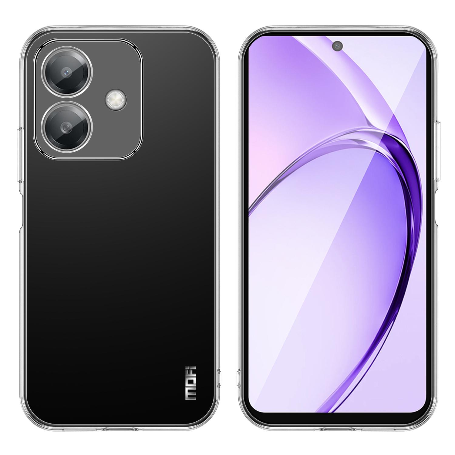 

MOFI For Oppo A3x 5G (India) Case Anti-Scratch Clear Soft TPU Phone Cover A