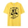 Hubif You Met My Family You D Understand Luxury T Shirt Anime Blue And White Graphic T Shirts Camiseta Tshirt HOLIDAYS