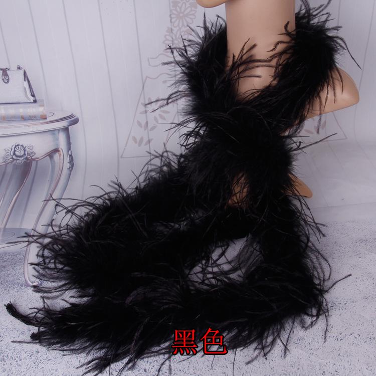 Ostrich Top Single Layer, Colorful Feather Wedding Dress Stage Decoration Diy Accessories Large Feather