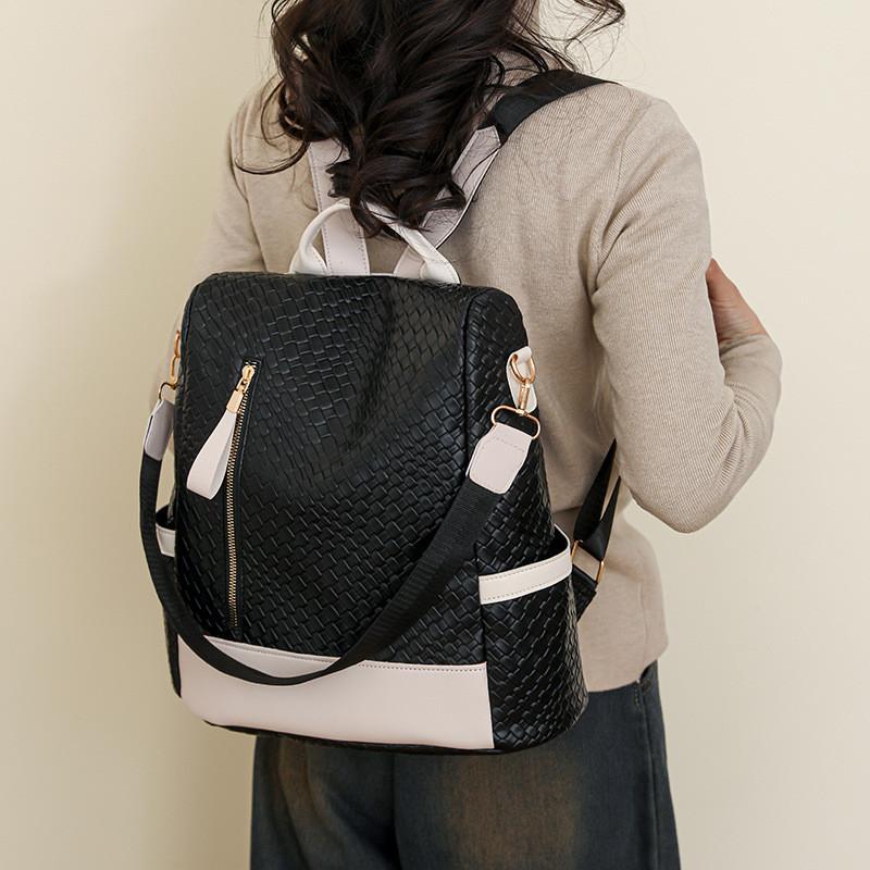 IELGY Anti-theft Ladies Backpack Fashionable All-Match Commuter Large Capacity