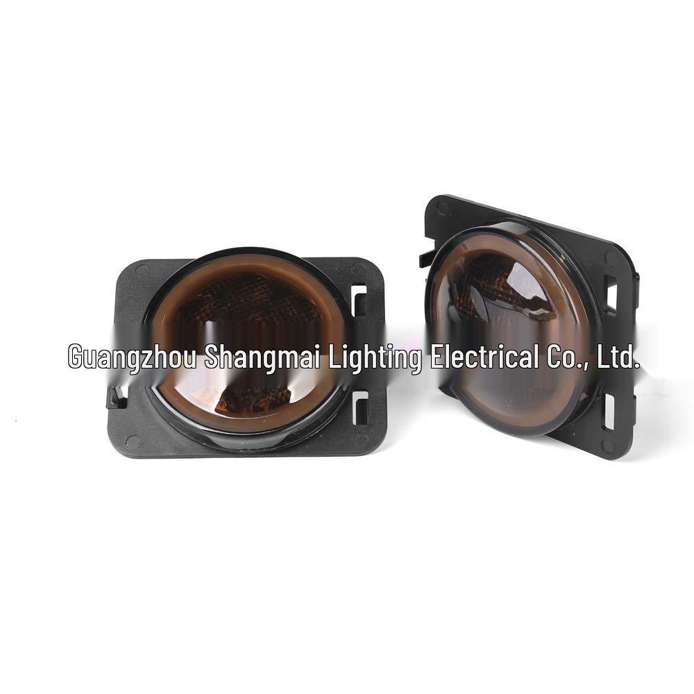 Jeep Fender Turn Signal Light with Daytime Running Light Ring for Wrangler Models (07-17)