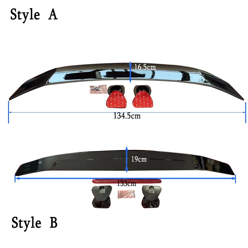 Voor BMW Toyota Honda Kia Hyundai Opel Mazda VW TuningAuto Styling Universeel 5D Koolstofvezel Spoiler Vleugels DIY Refit Kofferbakdeksel