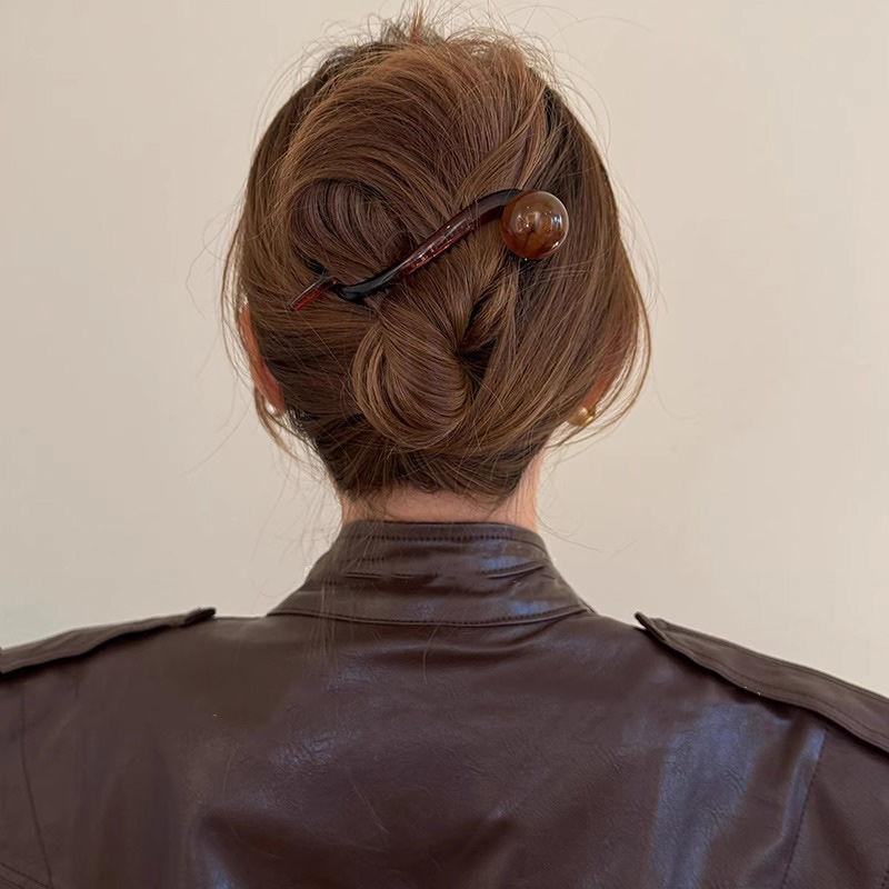 Retro S-förmige Pferdeschwanz-Twist-Haarspangen, modische Perlen-Haarspangen mit Haifisch-Clip, Haarnadeln, Haarspangen, Haarspangen, Haarschmuck für Frauen, Kopfbedeckungen